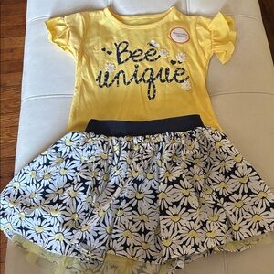 Wonder Nation Yellow and Black Kids Matching Set